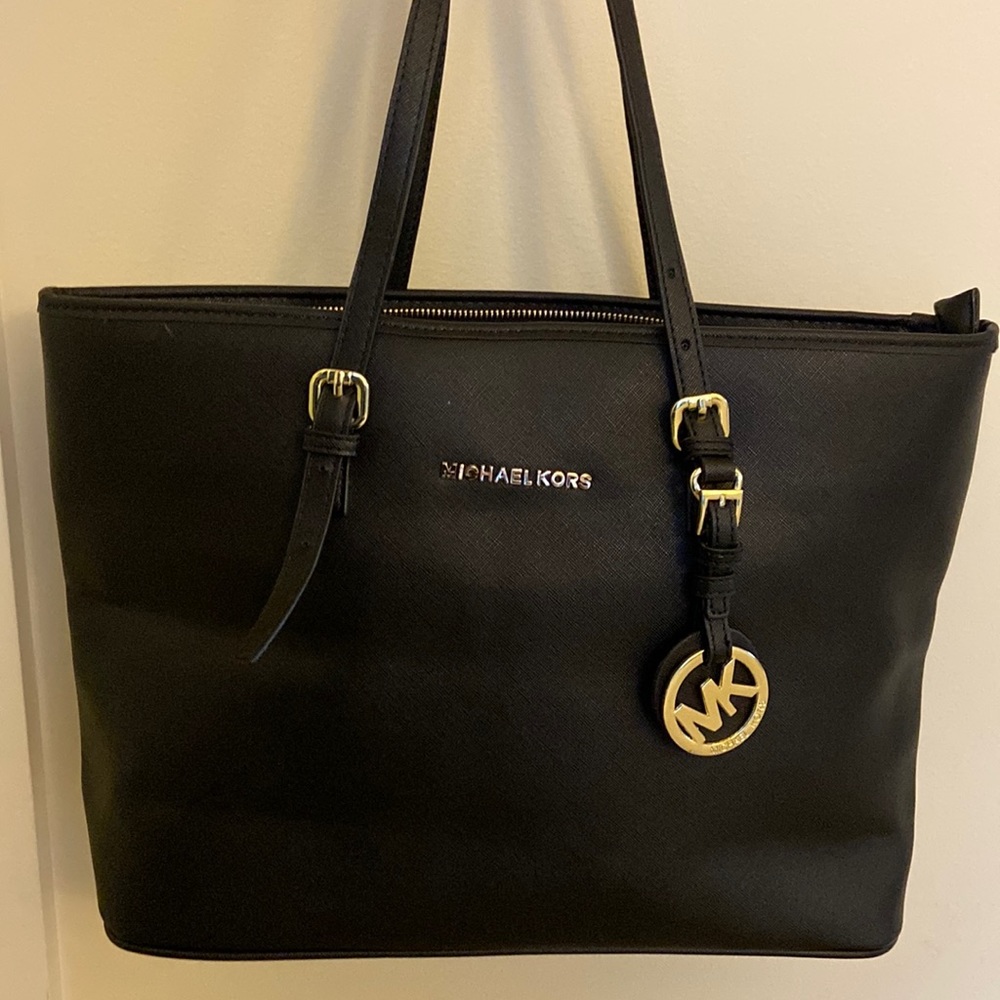 Michael Kors Black Jet Set Tote